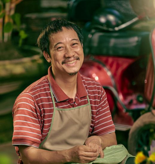 功績のあるアーティスト、タンビン。写真：乗組員が提供します