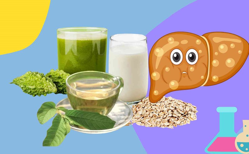 Fatty liver drinking these 3 drinks is surprisingly effective. Graphic photo: Thai Anh