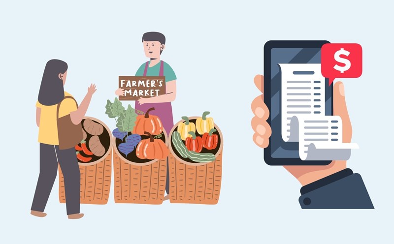 밀라 새우 수의학 수산 약품 판매 사업 가구에 대한 세금 안내. 사진: AI.