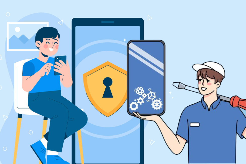 Como proteger la informacion al llevar el telefono a reparar. Grafico: Thien Nhan
