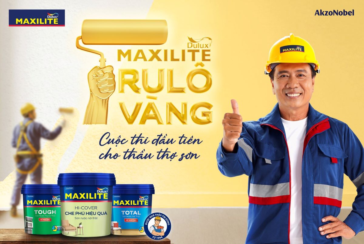 Maxilite  Gold Rola  the first competition for painting contractors in Vietnam. Photo: Maxilite
