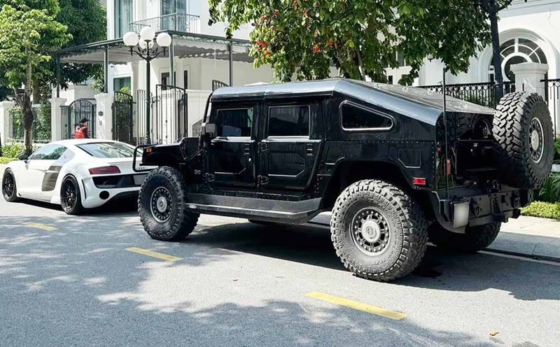 Hummer R8 Hummer H2 appears in Khanh Hoa, attracting attention with its ...