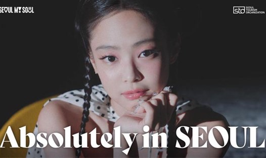 Jennie nhóm Blackpink làm Đại sứ Danh dự Du lịch Seoul. Ảnh: Chụp từ dự án "Tuyệt đối ở Seoul"