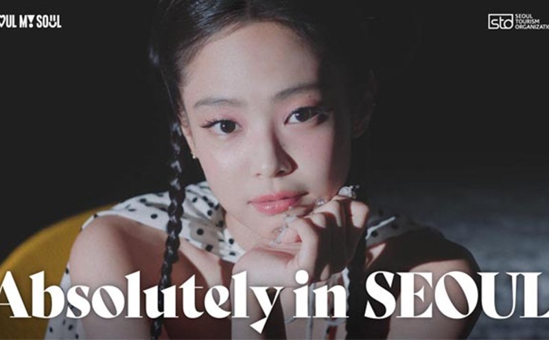 Blackpink's Jennie is the Honorary Ambassador of Seoul Tourism. Photo: Taken from the project "Absolutely in Seoul"