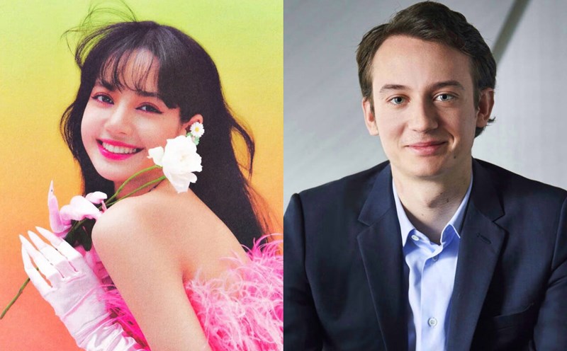 Lisa (Blackpink) and Frederic Arnault. Photo: YG Entertainment/LVMH