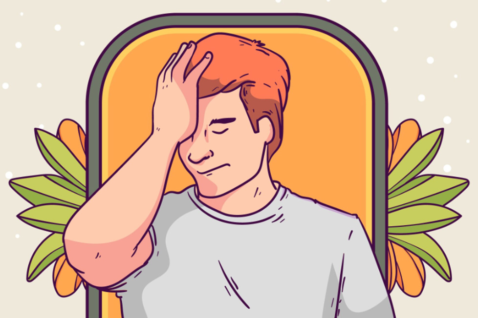 Men's hot flashes should not be taken lightly. Graphics: Thien Nhan