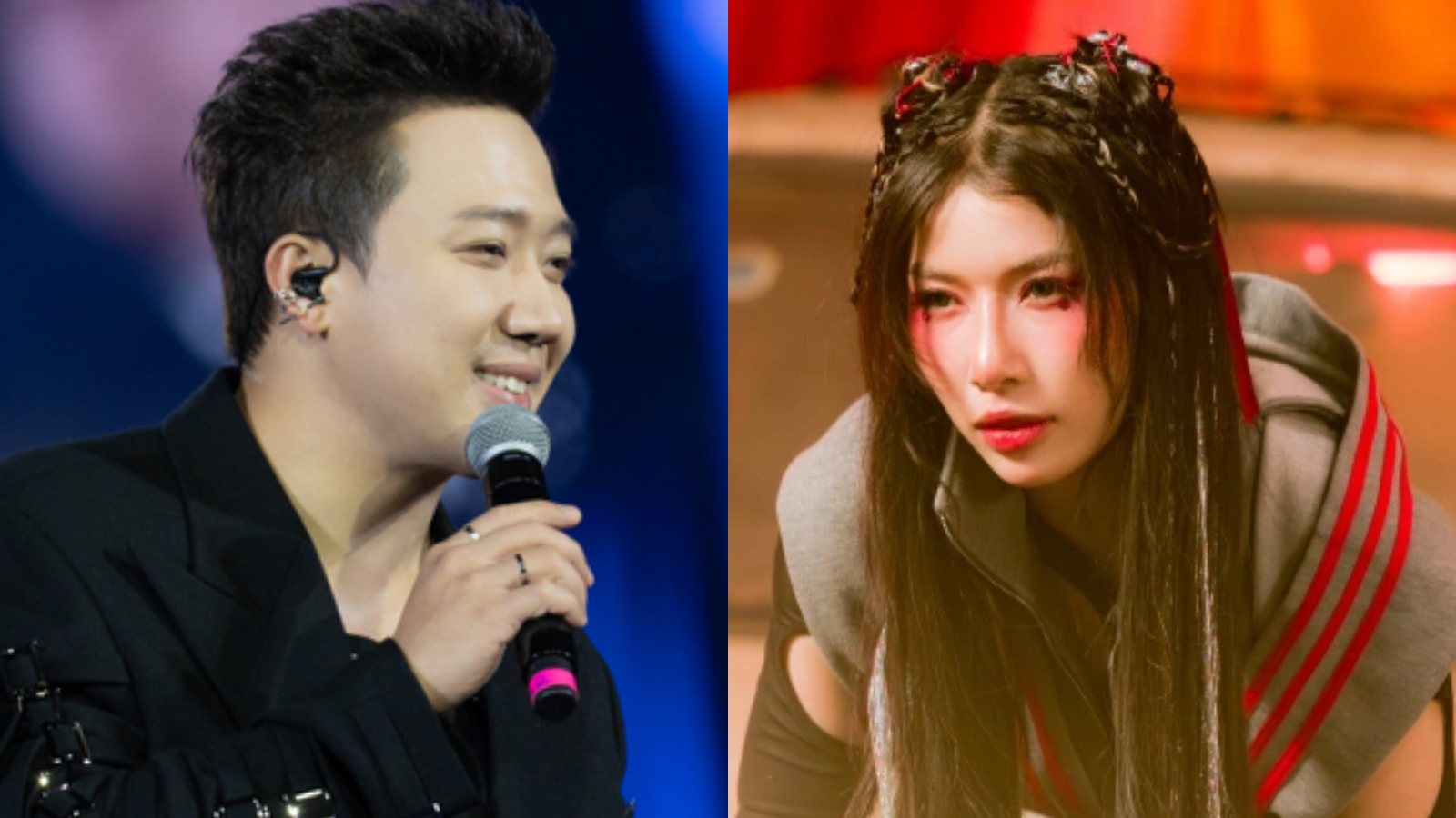 MC Tran Thanh y LyHan. Foto: NSX Em xinh say hi