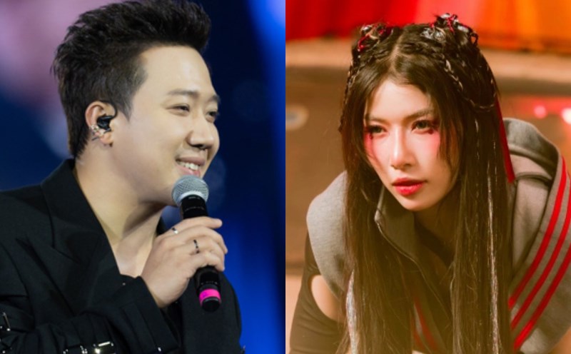 MC Tran Thanh and Ly Han. Photo: Producer Em xinh say hi