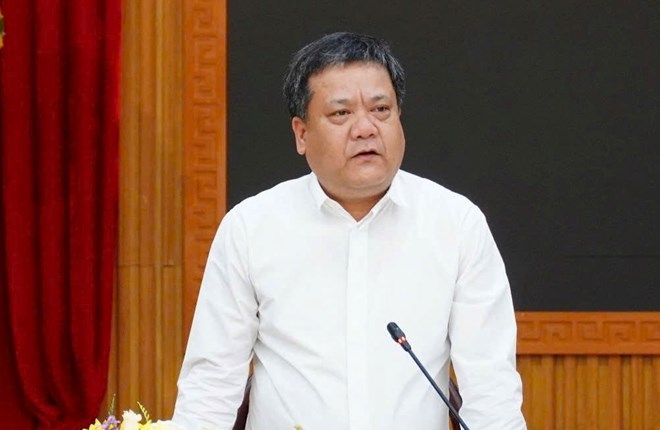 Mr. Tran Phong - Chairman of the People's Committee of Quang Tri province is the Head of the Provincial Traffic Safety Committee. Photo: Cong Sang