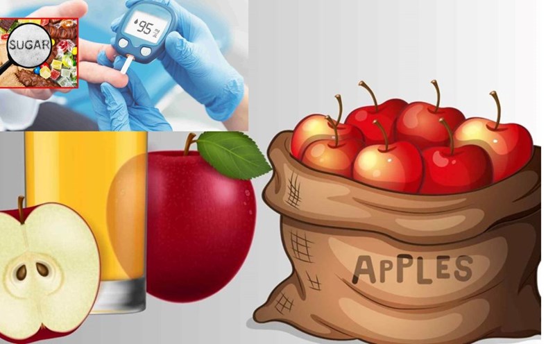 People with diabetes should avoid eating too many apples at one time, which can increase blood sugar. Graphics: An An