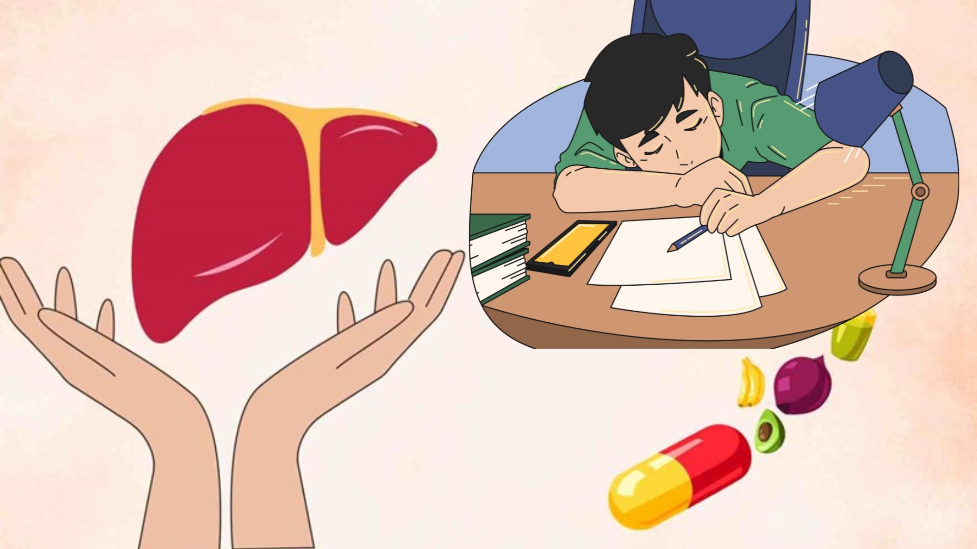 Fatigue or discomfort of unknown cause can also be a sign of impaired liver function, requiring examination. Graphics: An An