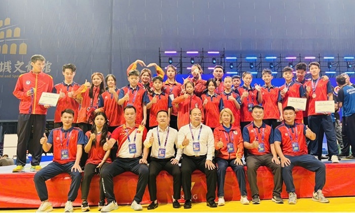 Cac guong mat tre cua wushu Viet Nam da duoc thi dau gianh thanh tich trong giai nam nay. Anh: Hoai Viet