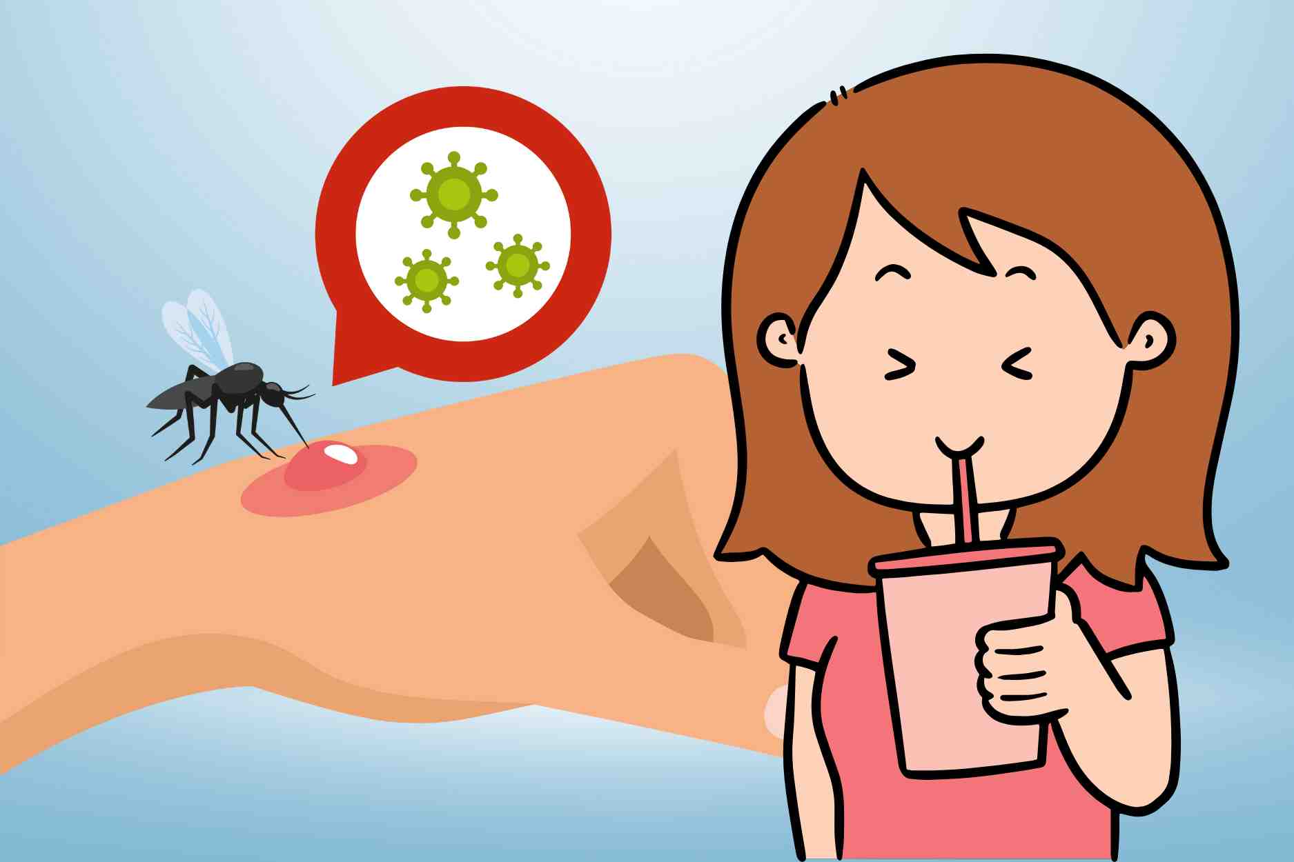 Drinks that help relieve flu and recover quickly when suffering from dengue fever