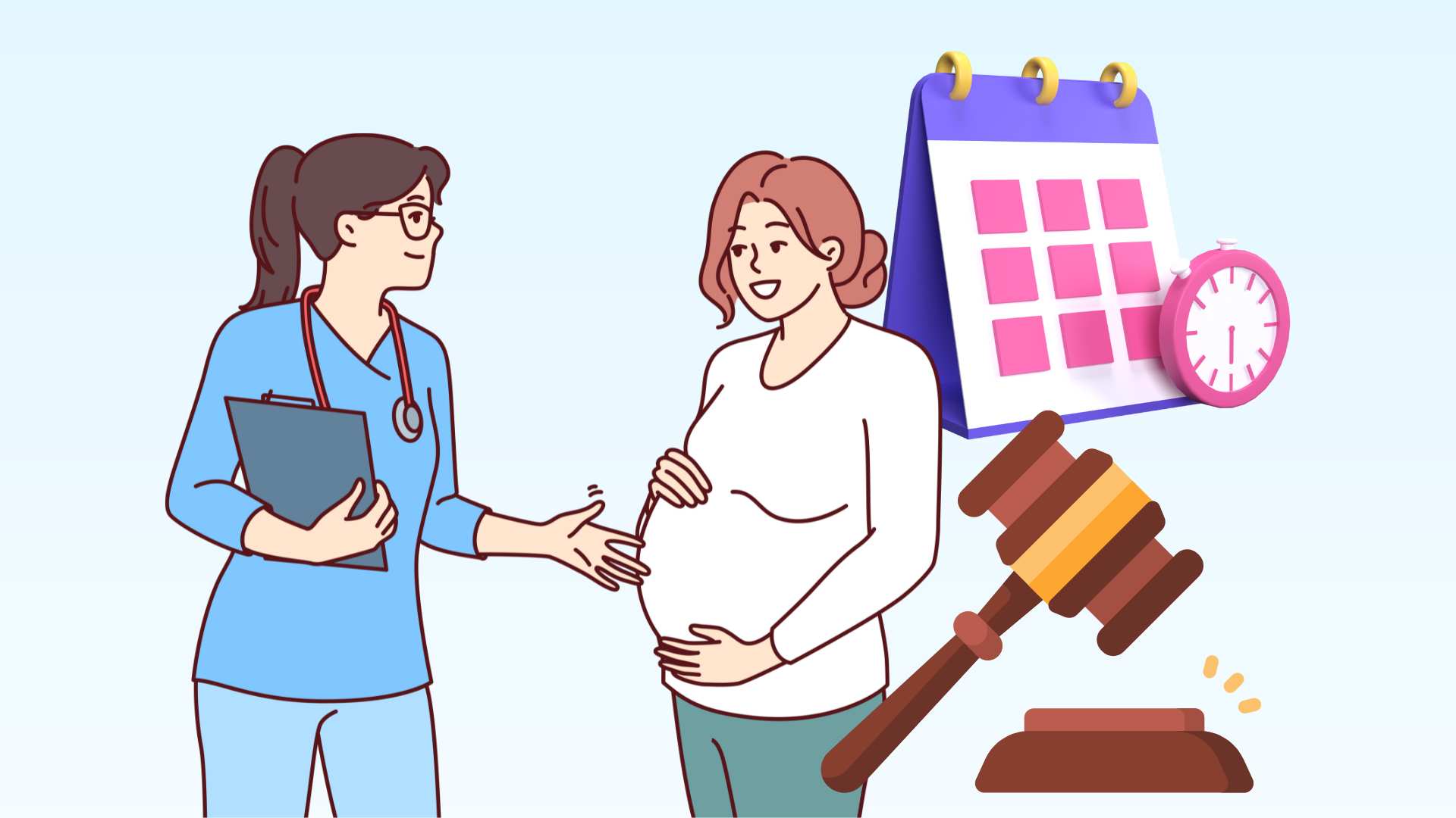 A partir de juillet 2025 l'augmentation du temps de conge pour se faire examiner pour la grossesse pour les travailleuses