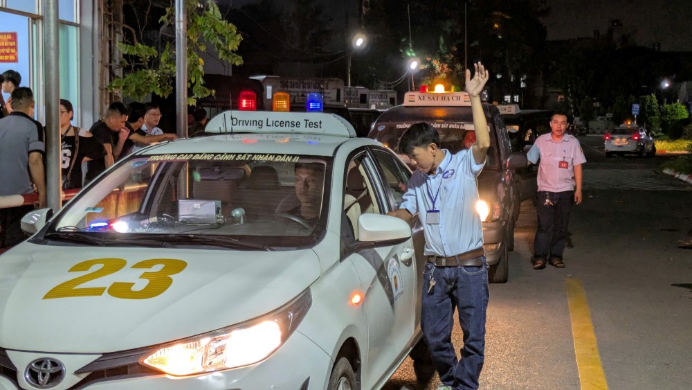 호치민시 운전면허 시험 밤샘