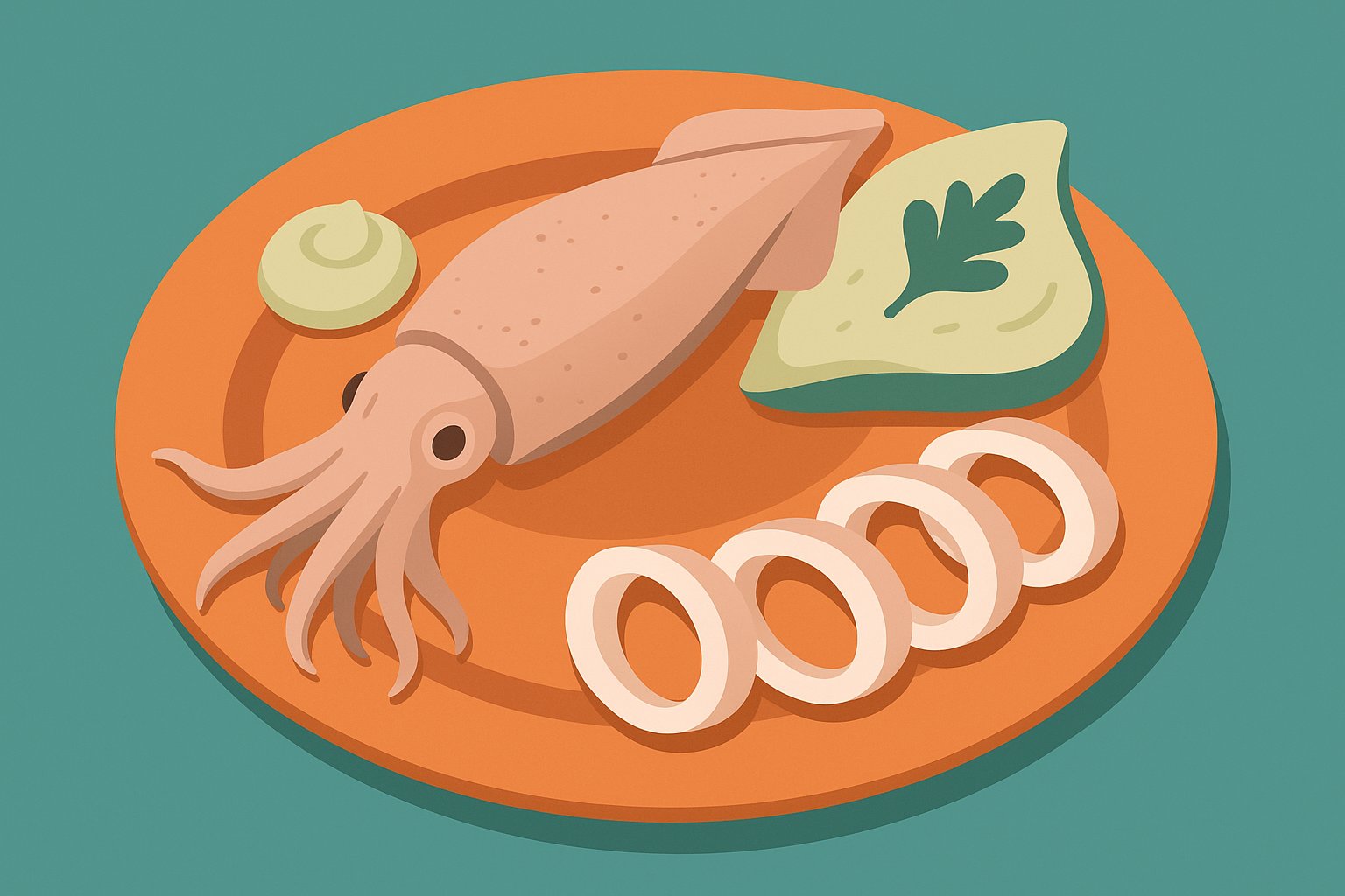 Eating squid properly does not increase uric acid. Graphic photo: Huong Giang