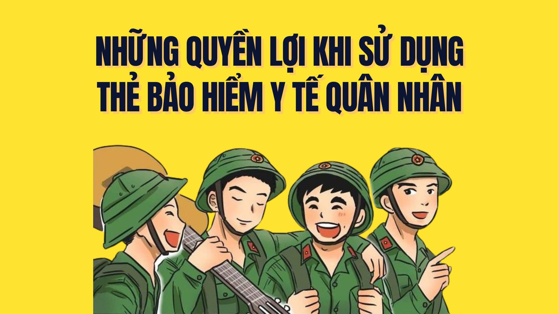 Droits d'utilisation des cartes d'assurance maladie (BHYT) militaires a partir du 1er juillet 2025. Graphique : Tra My