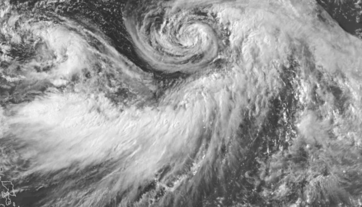 2025年7月29日の太平洋における台風アイナ。写真:NOAA