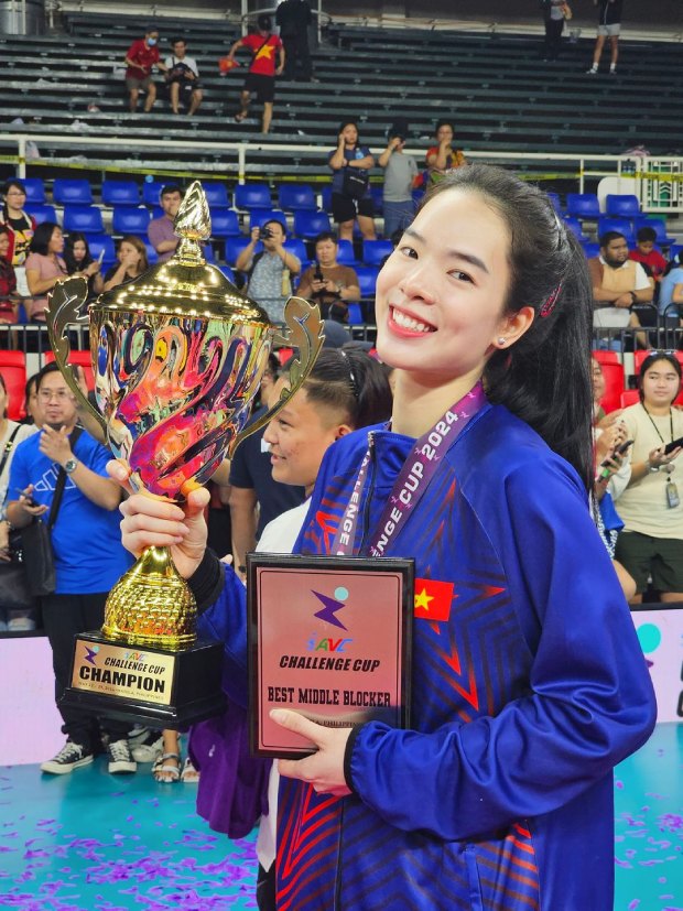 Le Thanh Thuy la Miss VTV Cup 2014. Anh: VFV