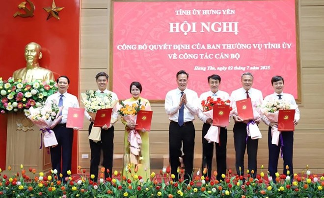 Bổ nhiệm nhân sự ở Hưng Yên, Hải Phòng, TPHCM
