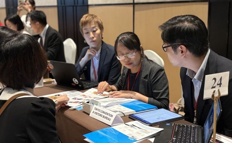 Japanese enterprises and Vietnamese tourism enterprises learn about cooperation opportunities. Photo: Pham Huyen