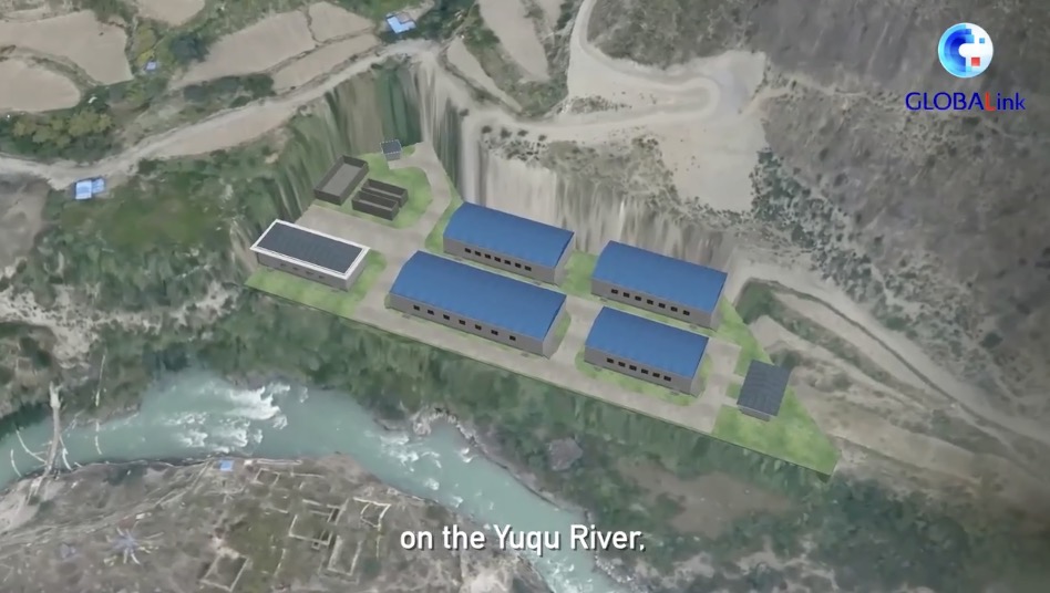 中国のダタンザラ水力発電所はユク川に位置しています。写真:Xinhua