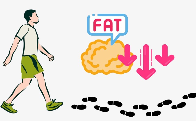 Exercise helps burn fat. Graphics: Thanh Thanh
