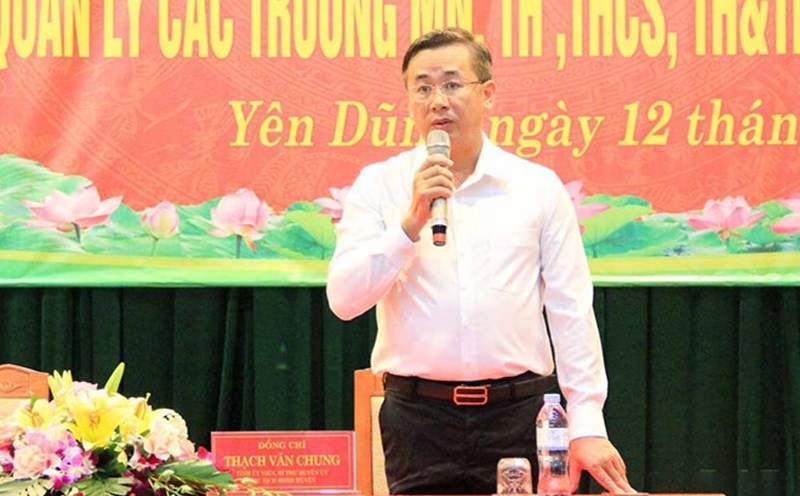 Comrade Thach Van Chung - Chairman of the Bac Ninh Provincial Labor Federation (new). Photo: Bac Giang Portal