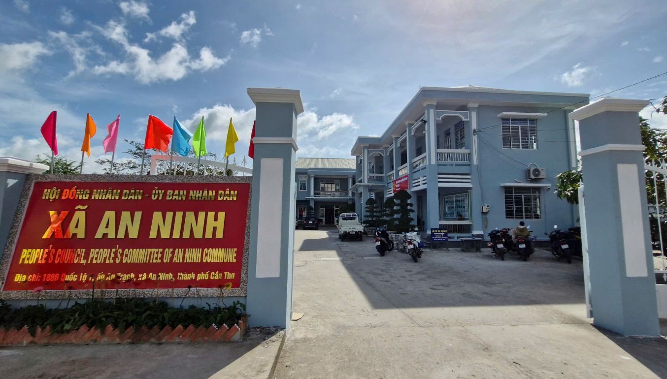 Tru so Hoi dong nhan dan, Uy ban nhan dan xa An Ninh, TP Can Tho. Anh: Phuong Anh