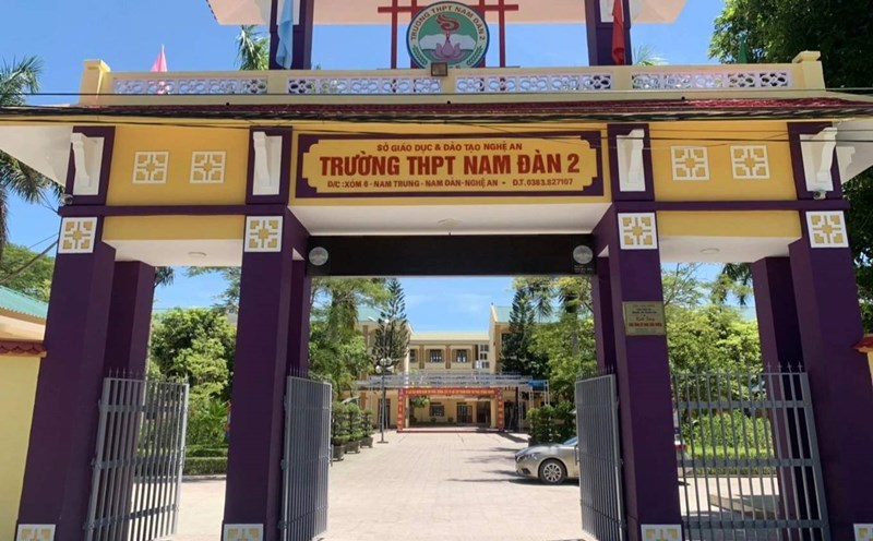 Nam Dan 2 High School - where students achieved 2.5 points in the entrance exam - is admitted to grade 10 for the 2025-2026 school year. Photo: Ngoc Anh