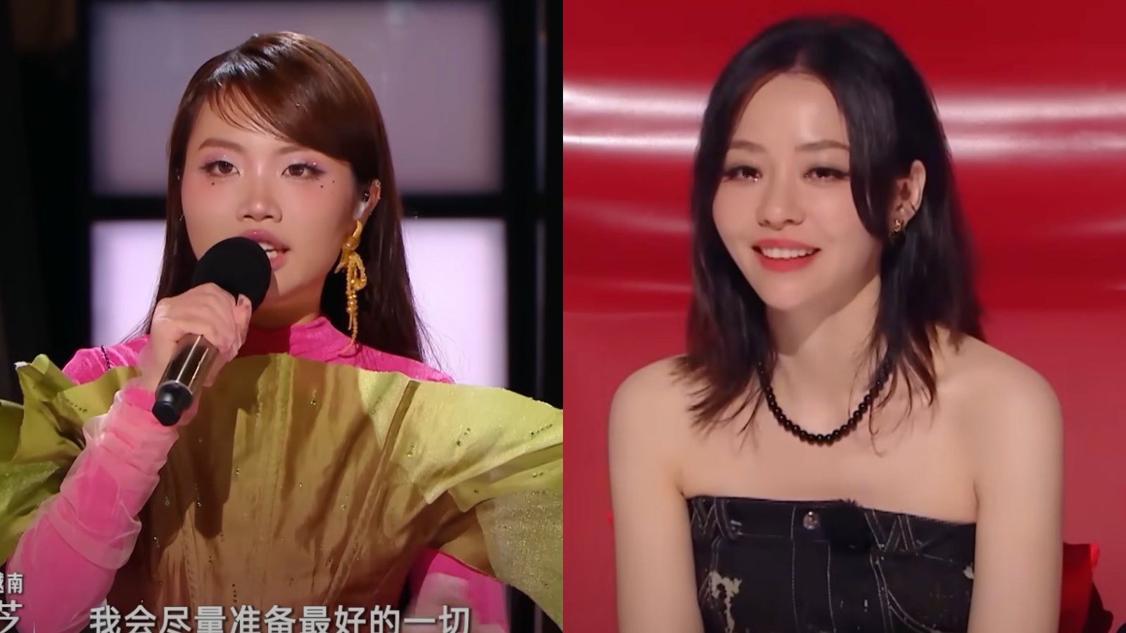 Phuong mi chi y el juez Truong Luong Dinh. Foto: NSX Sing! Asia