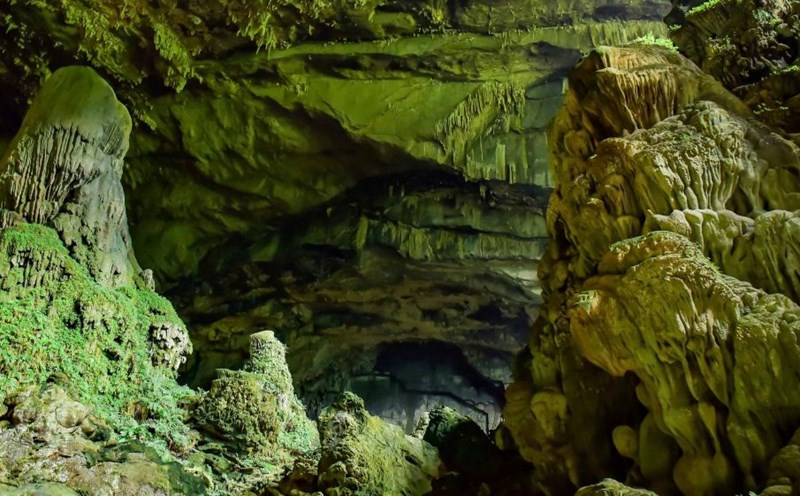 Natural masterpiece in Doi Cave, Thanh Hoa. Photo: Quach Du