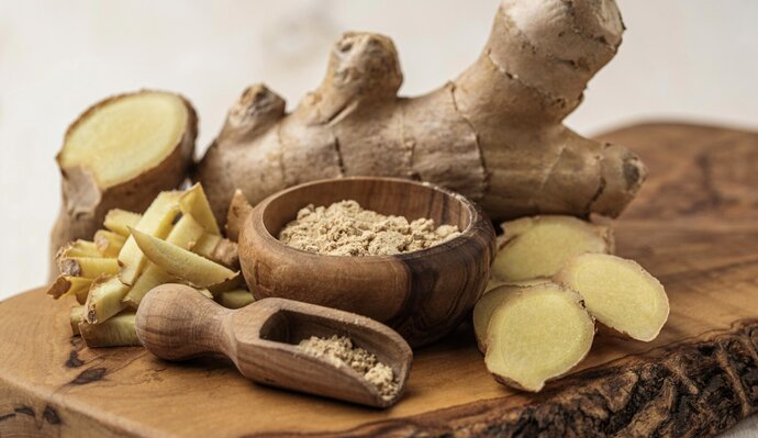 Ginger helps fight inflammation effectively. Photo: Thuy Duong