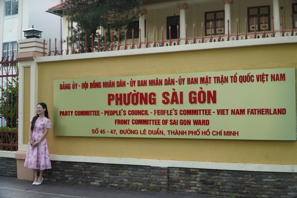 Tru so phuong Sai Gon nam tren duong Le Duan. Anh: Ngoc Anh