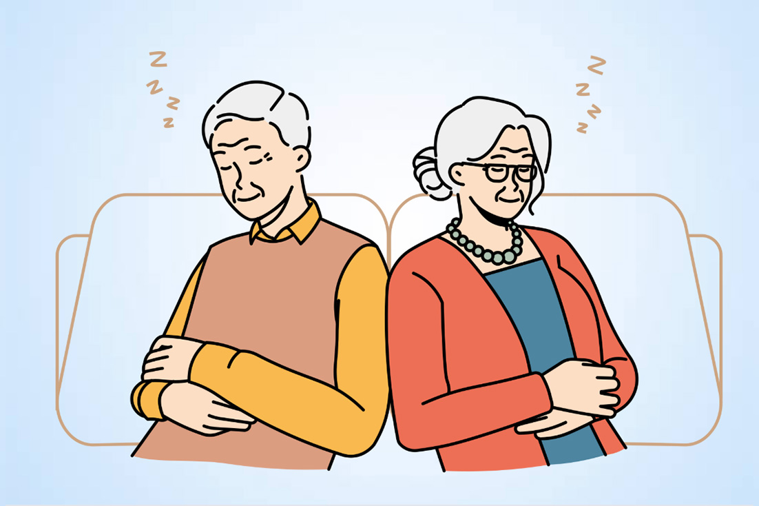 The role of deep sleep for the elderly. Graphics: Thien Nhan