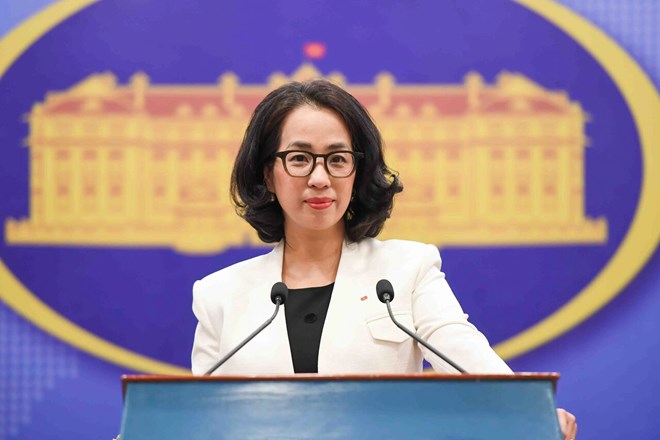 Spokesperson of the Ministry of Foreign Affairs of Vietnam Pham Thu Hang. Photo: Ministry of Foreign Affairs