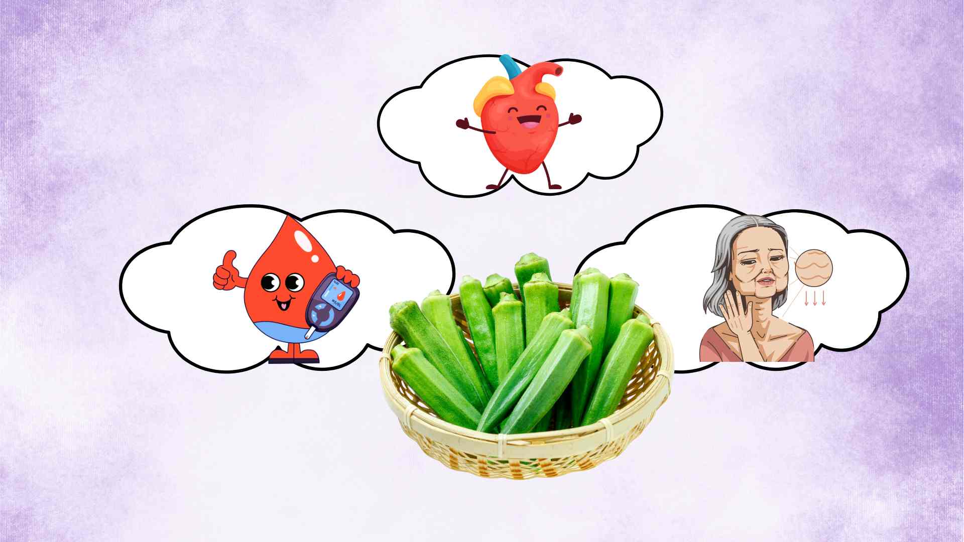 Okra is a food that effectively controls blood sugar, Graphic photo: Hoang Loc