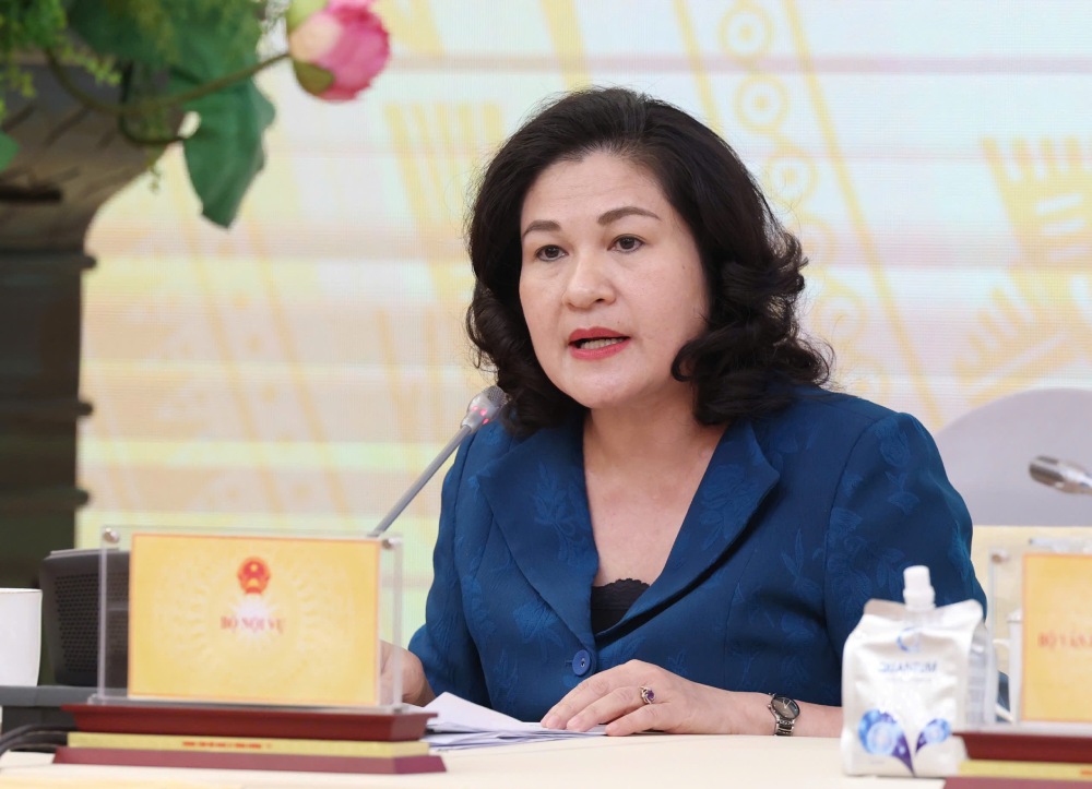 Thứ trưởng Bộ Nội vụ Nguyễn Thị Hà. Ảnh: Hải Nguyễn