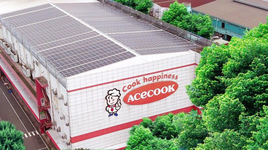 Acecook Vietnam se fixe pour objectif de devenir une 'entreprise fournissant des aliments synthetiques durables a un niveau mondial'. Photo : Acecook