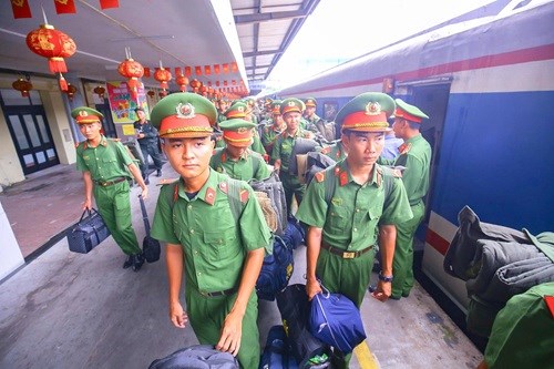 Hà Nội đón gần 600 chiến sĩ công an tham gia diễu binh 2.9