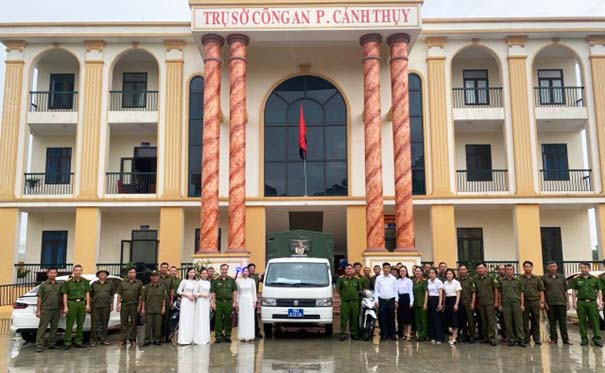  Trụ sở Công an phường Cảnh Thụy. Ảnh: Cổng TTĐT Bắc Ninh
