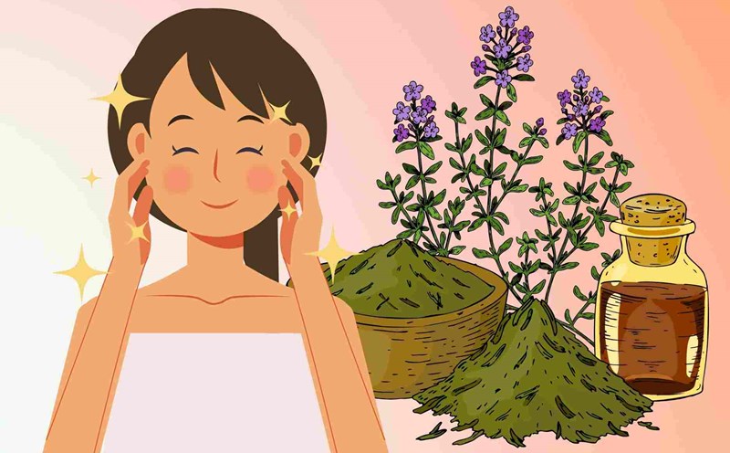 People should absolutely not use herbs for skin care. Graphics: Dinh Dinh
