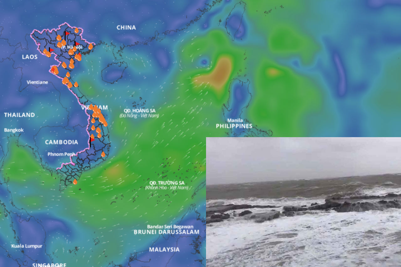 La zone de basse pression va bientot se renforcer la zone de basse pression tropicale devrait connaître de mauvaises conditions meteorologiques