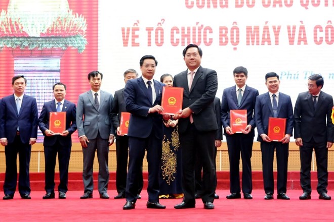 Danh sách 15 lãnh đạo sở, ngành của tỉnh Phú Thọ mới