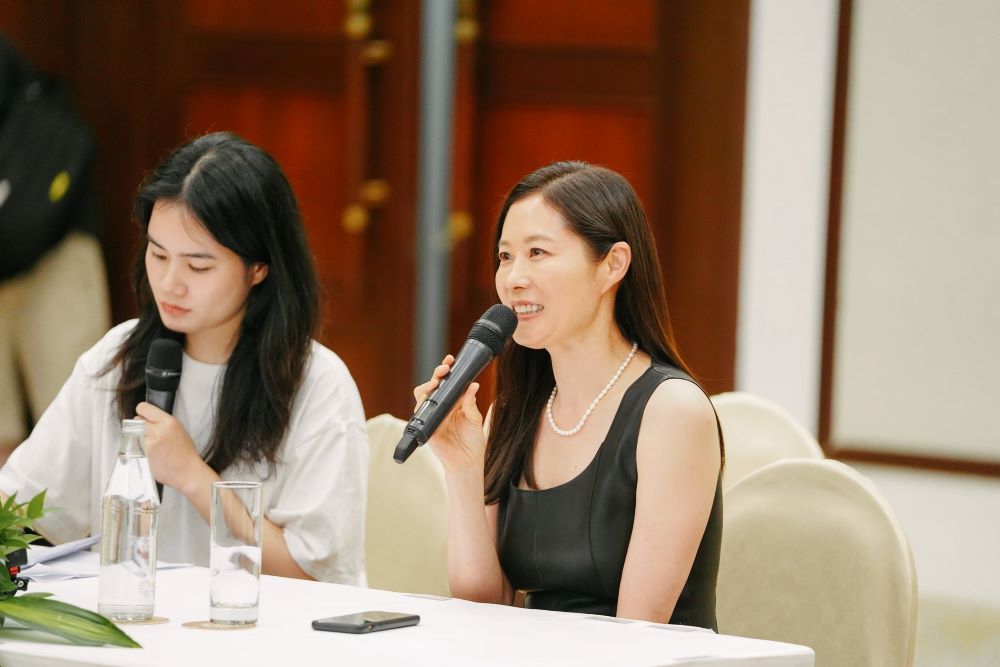 El actor Moon So-Ri: "Me gusta el paisaje y la gente de Danang". Foto: BTC