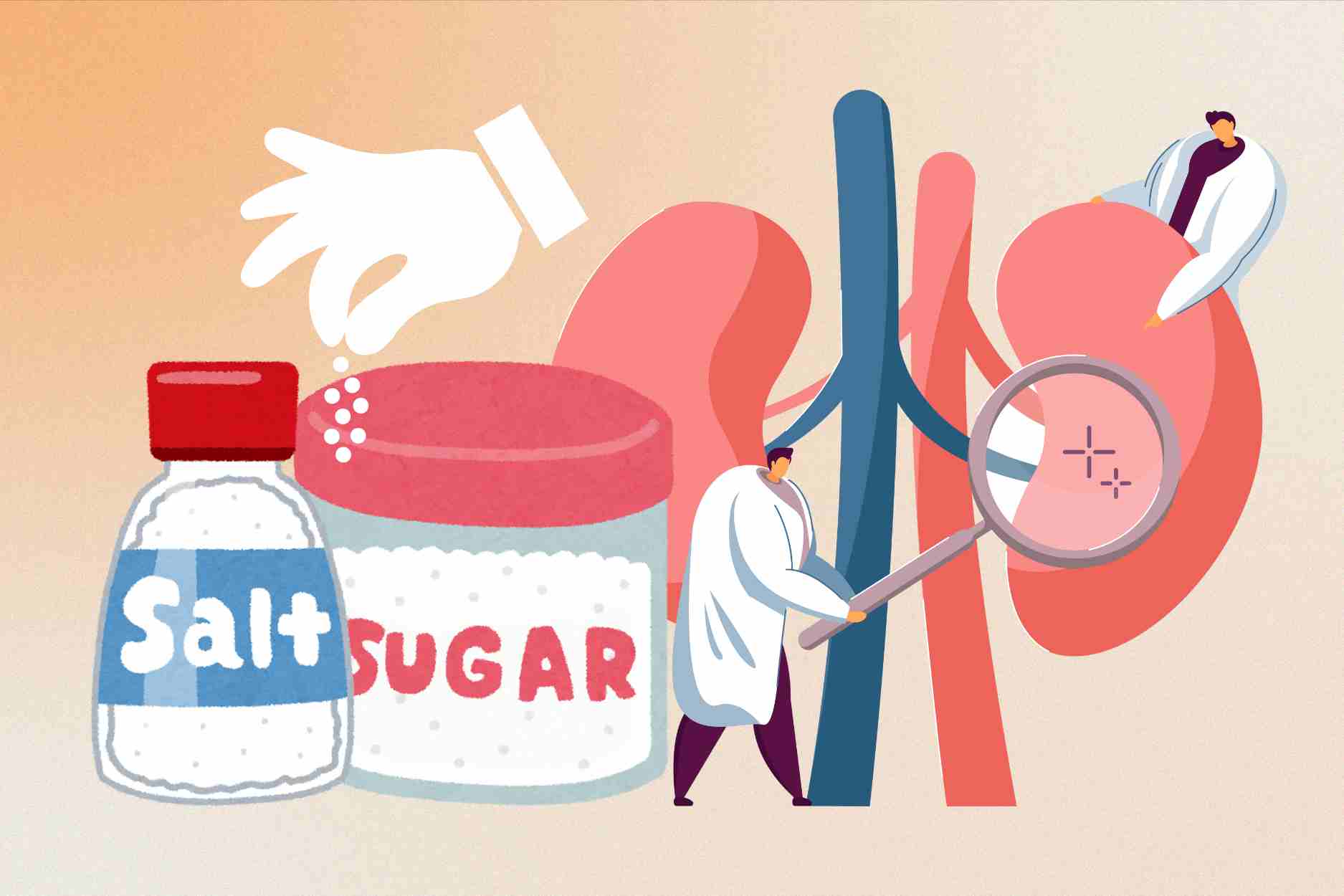 2 familiar white spices that can overload the kidneys if used regularly