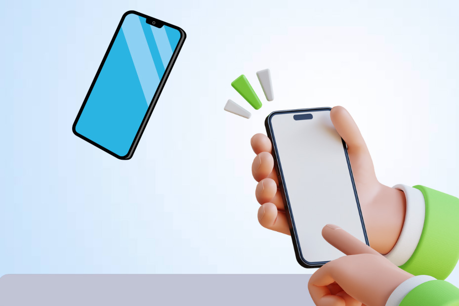 How to handle a phone when hit hard. Graphics: Thien Nhan