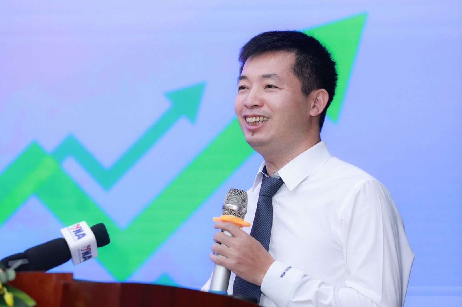 Ong Nguyen Quang Huy - CEO Khoa Tai chinh - Ngan hang, Truong Dai hoc Nguyen Trai. Anh: Hai Nguyen