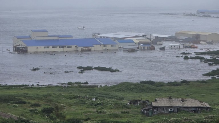 The port town of Severo- Kurilsk in Russia was flooded by the Tsunami. Photo: RIA Novosti