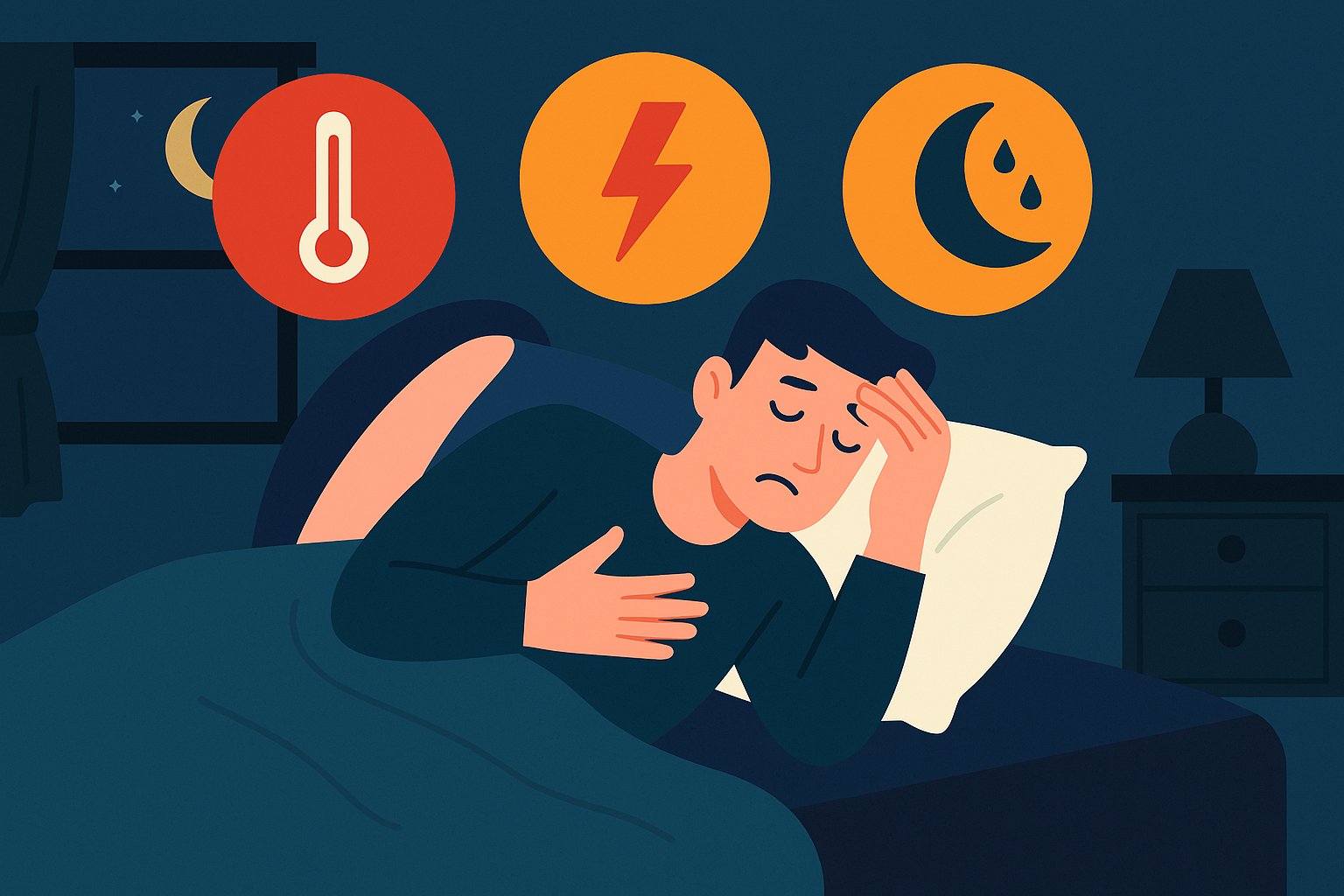 3 signs of high blood fat that often appear at night. Graphic photo: Thai Anh